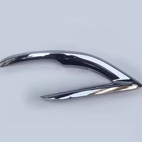 إطار غطاء مصباح الضباب الأصلي لسيارة JAC Refine S3، المصد الأمامي والخلفي، شريط لامع مطلي بالكهرباء